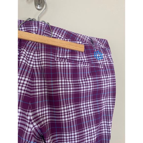 EUC Puma Classic Plaid Retro Golf Pants Drycell Purple Mens 34x32 Firm Price - Picture 5 of 5
